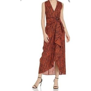 Ronny Kobo Daphna Zebra Print Maxi Dress